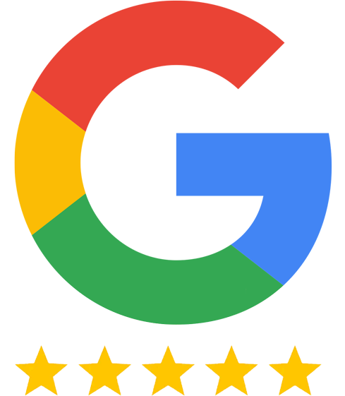 logo google avec 5 étoiles